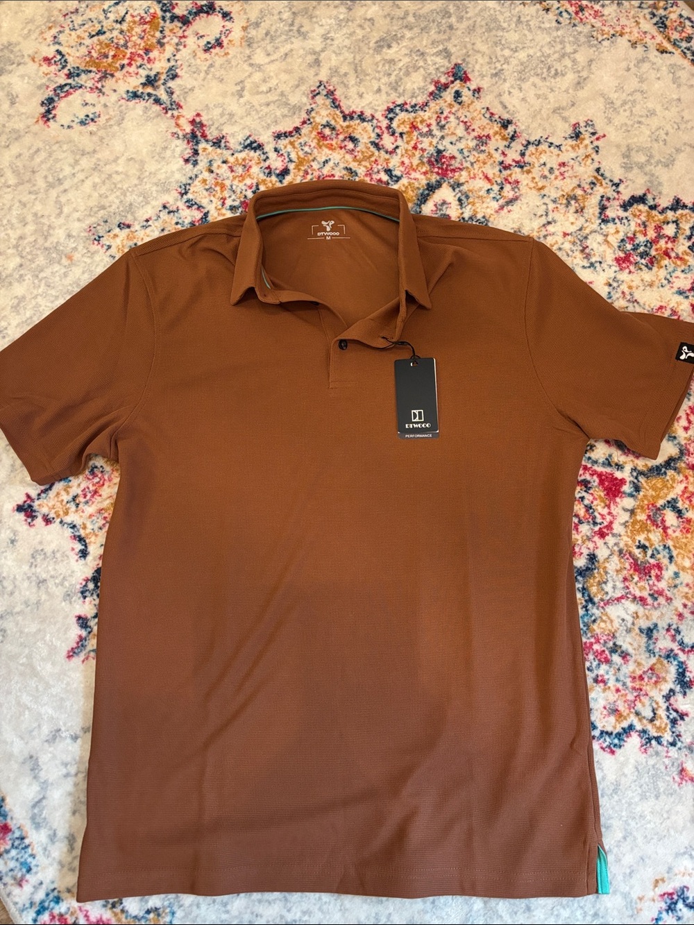Everyday Polo Shirt in Chestnut Brown